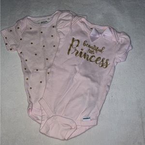 0-3 months onesies, Gerber brand
